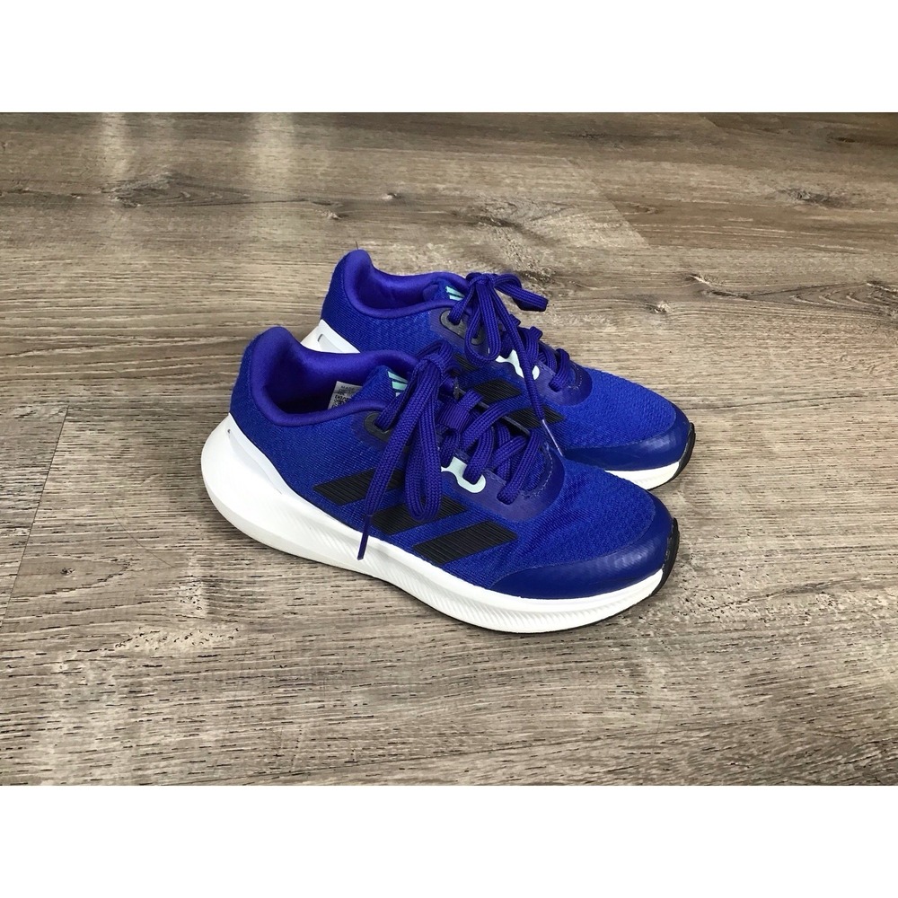 Adidas Youth Kids Size 12K Boys RunFalcon 3 Lace Shoes Blue HP5840 Sneakers